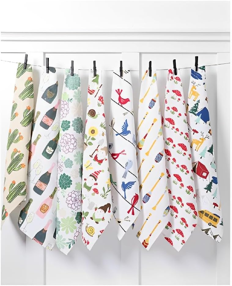 MUkitchen Designer Print Cotton Tea Towel - Beach Bums-810042570207-LR-350811-2-LR eShop
