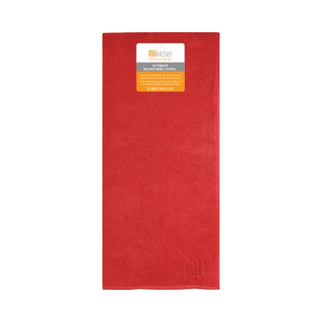 MUkitchen Microfiber Dishtowel - Crimson, 16"x24"-811700013012-LR-292376-1-LR eShop