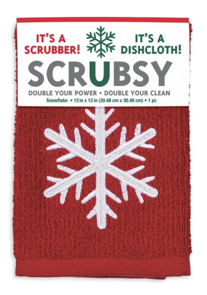 muKitchen Scrubsy - Woodie & Snowflake, 12 count-810209431013-LR-363894-2-LR eShop