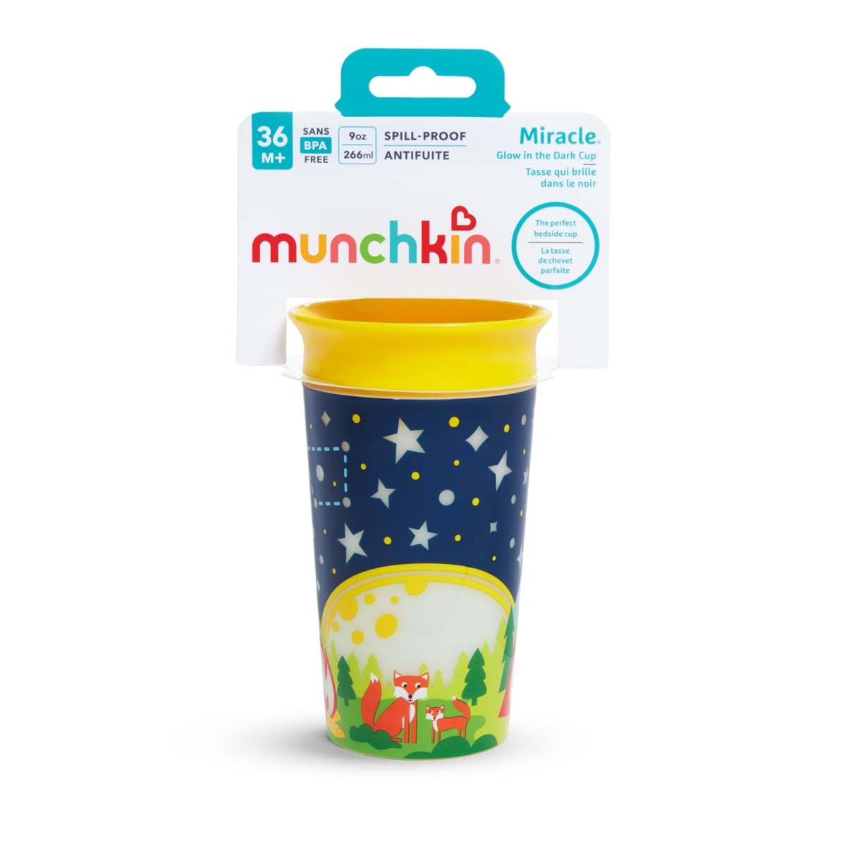Munchkin Miracle 360 ° Glow in the Dark Sippy Cup - Assorted, 9 oz-735282211935-LR-339029-4-LR eShop