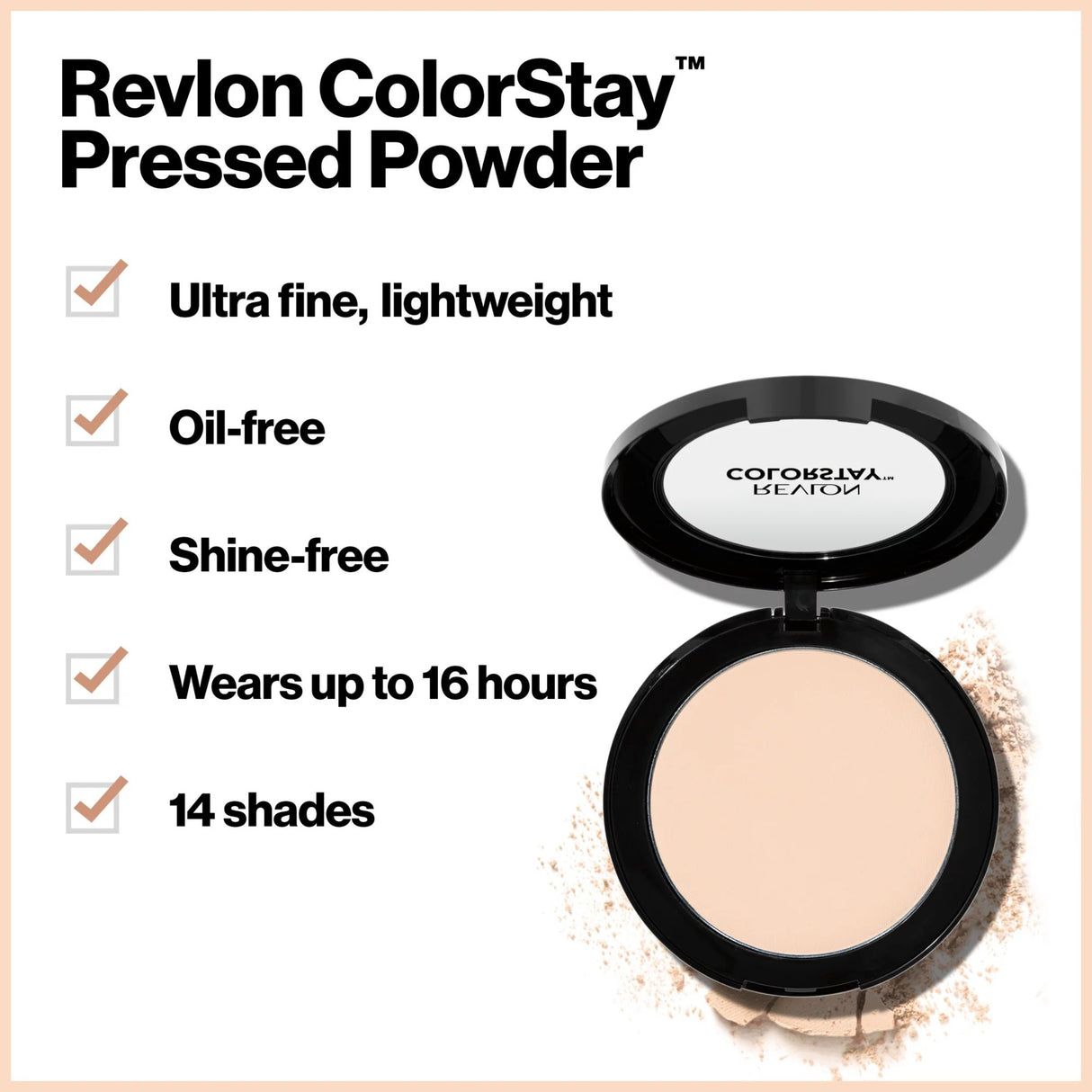 Revlon ColorStay Pressed Powder, 830 Light/Medium