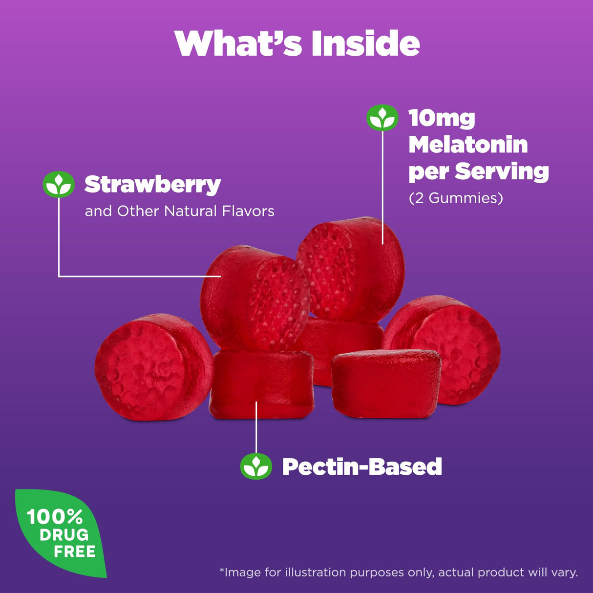 NATROL Melatonin Gummies - Strawberry Flavor, 10 Gummies-047469079789-LR-356192-2-LR eShop