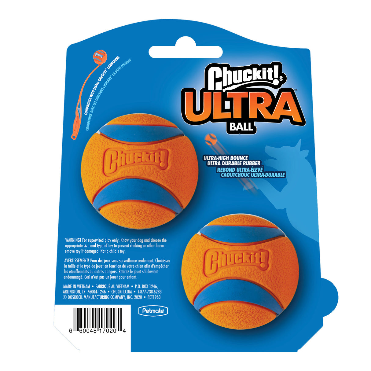 CHUCKIT ULTR BLL DOG TOY SM