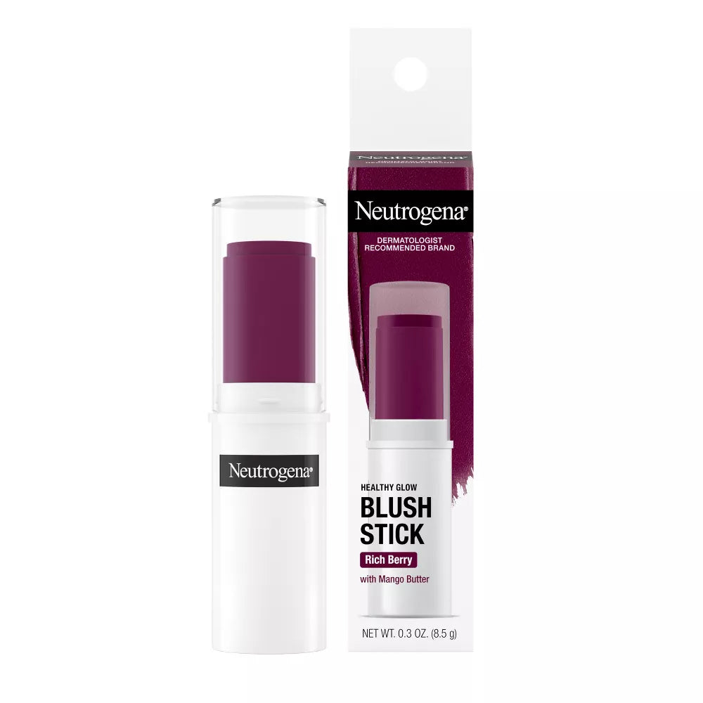 Neutrogena Healthy Glow Creamy Blush Stick Makeup - Rich Berry, 0.3 oz-086800161257-LR-359864-3-LR eShop