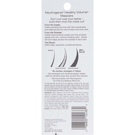 Neutrogena Healthy Volume Lash-Plumping Mascara, Black/Brown, 0.21 oz-086800124382-LR-186337-2-LR eShop