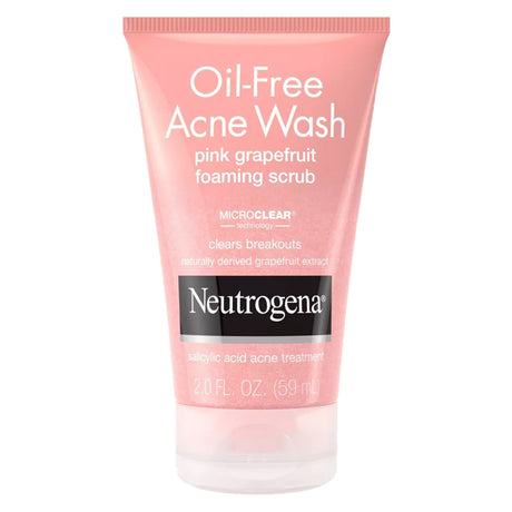Neutrogena Oil Free Pink Grapefruit Acne Face Wash with Vitamin C, Travel Size-070501112731-LR-358668-1-LR eShop