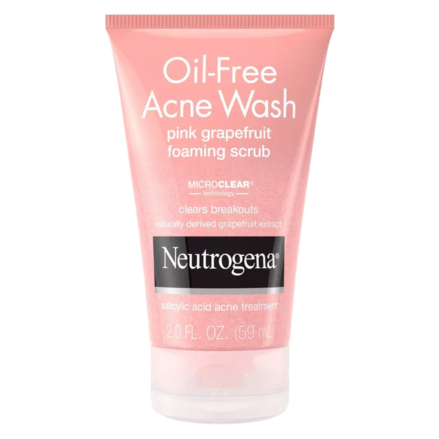 Neutrogena Oil Free Pink Grapefruit Acne Face Wash with Vitamin C, Travel Size-070501112731-LR-358668-1-LR eShop