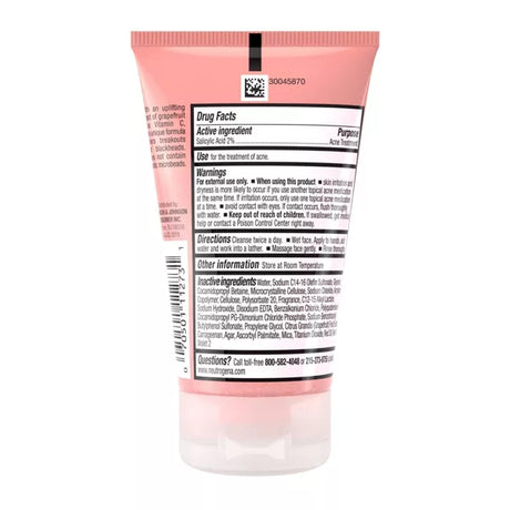 Neutrogena Oil Free Pink Grapefruit Acne Face Wash with Vitamin C, Travel Size-070501112731-LR-358668-2-LR eShop