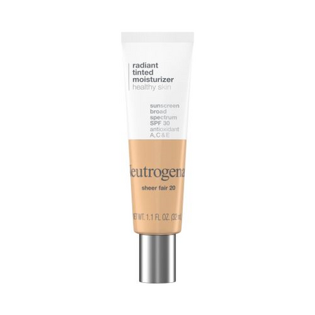 Neutrogena Radiant Tinted Face Moisturizer, Sheer Fair 20, 1.1 fl. oz-086800161004-LR-334505-1-LR eShop