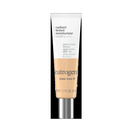 Neutrogena Radiant Tinted Face Moisturizer, Sheer Ivory 10, 1.1 fl. oz-086800161011-LR-334504-1-LR eShop