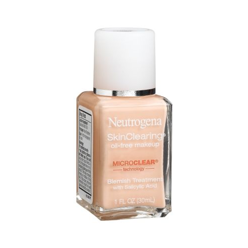 Neutrogena SkinClearing Foundation for Acne, Natural Ivory, 1 fl. oz-086800003953-LR-190943-1-LR eShop