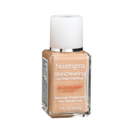 Neutrogena SkinClearing Foundation for Acne, Nude, 1 fl. oz-086800003977-LR-190945-1-LR eShop