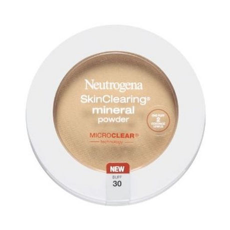 Neutrogena SkinClearing Mineral Acne Face Powder, Buff 30, .38 oz-086800005933-LR-205593-1-LR eShop