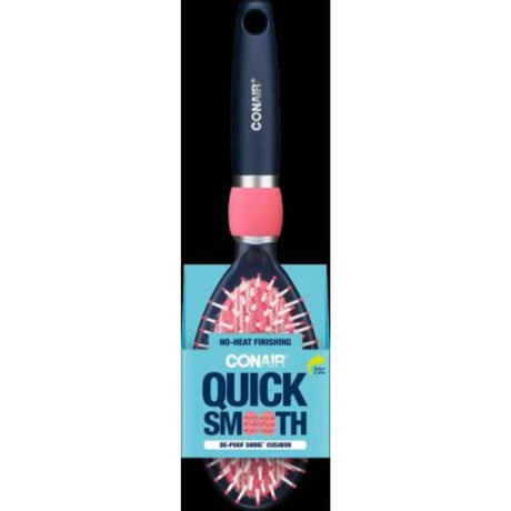 Conair Quick Smooth De-Poof Shine Cushion Hair Brush, 1.0ct