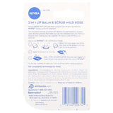 NIVEA 2-in-1 Wild Rose Lip Balm and Lip Scrub, Lip Exfoliator, 0.17 Oz Stick-072140026745-LR-363495-4-LR eShop