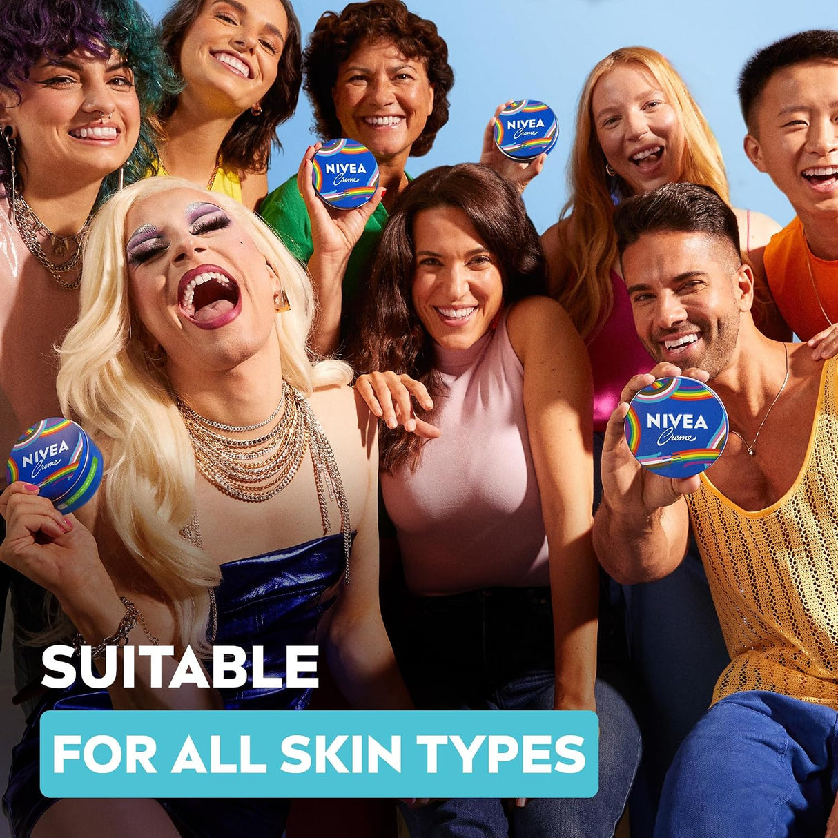NIVEA Creme Body Face and Hand Moisturizing Cream - Limited-Edition Pride Creme Jar, 8.4 oz-072140040710-LR-363983-7-LR eShop