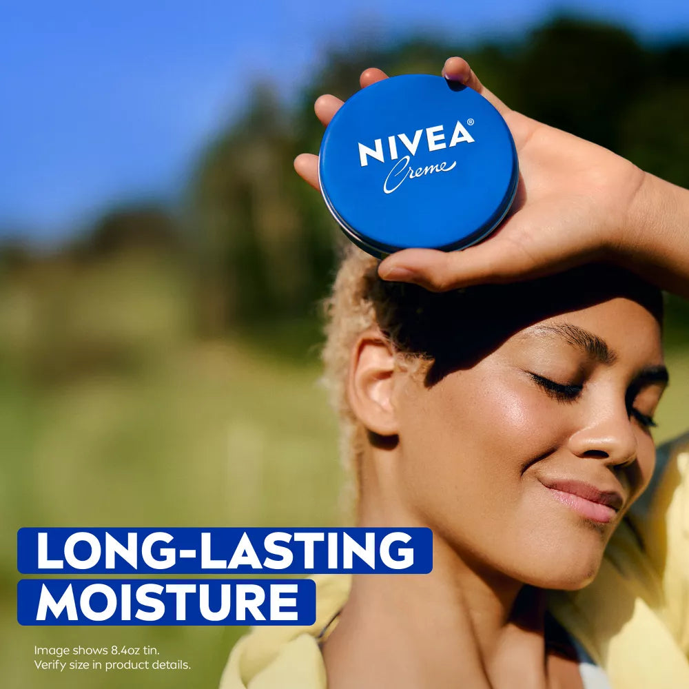 NIVEA Creme Moisturizing Body, Hand and Face Cream in Classic Tin - Fresh, 1 oz-072140801014-LR-252111-4-LR eShop