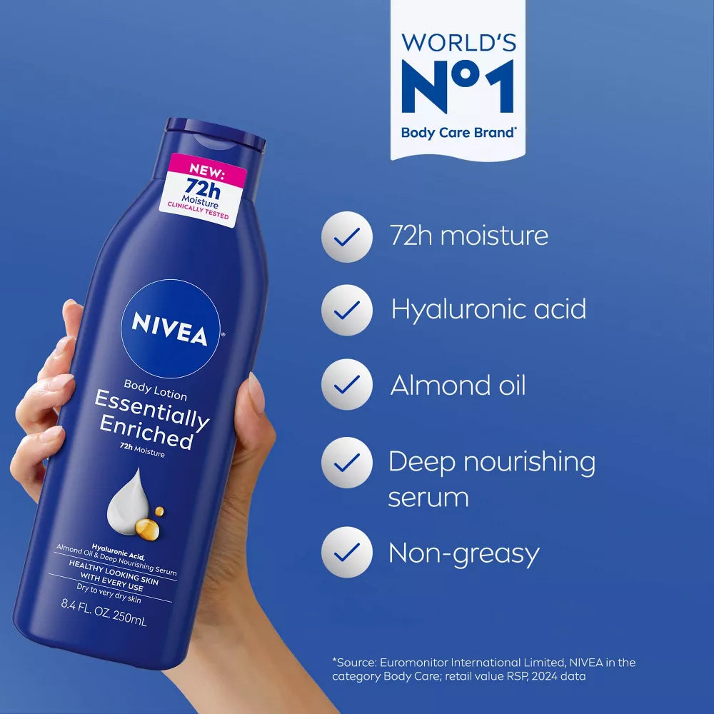 NIVEA Essential Enriched Body Lotion, 8.4 oz-072140802011-LR-362723-5-LR eShop