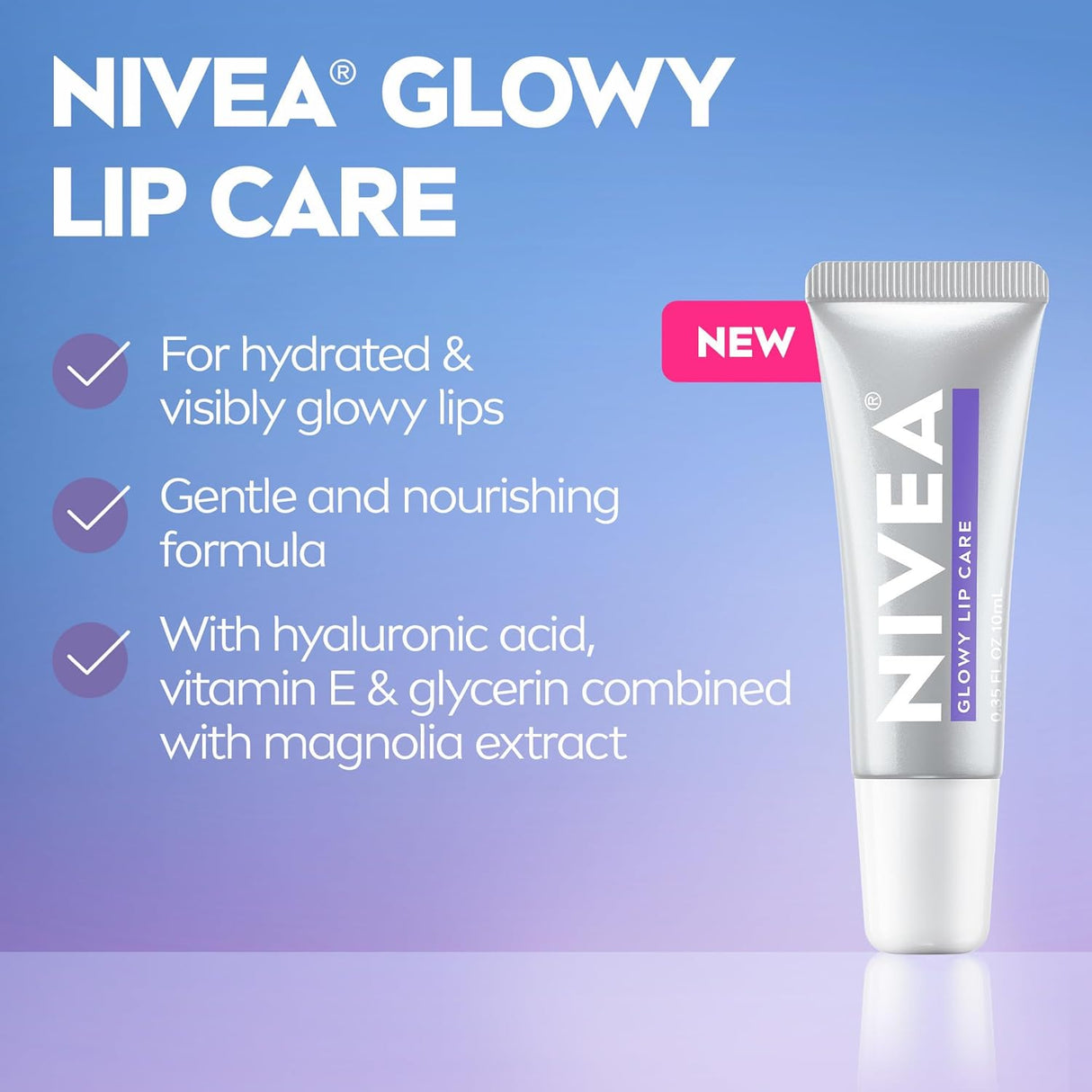 NIVEA Glowy Lips Vegan Lip Balm - Clear-072140042868-LR-362722-2-LR eShop