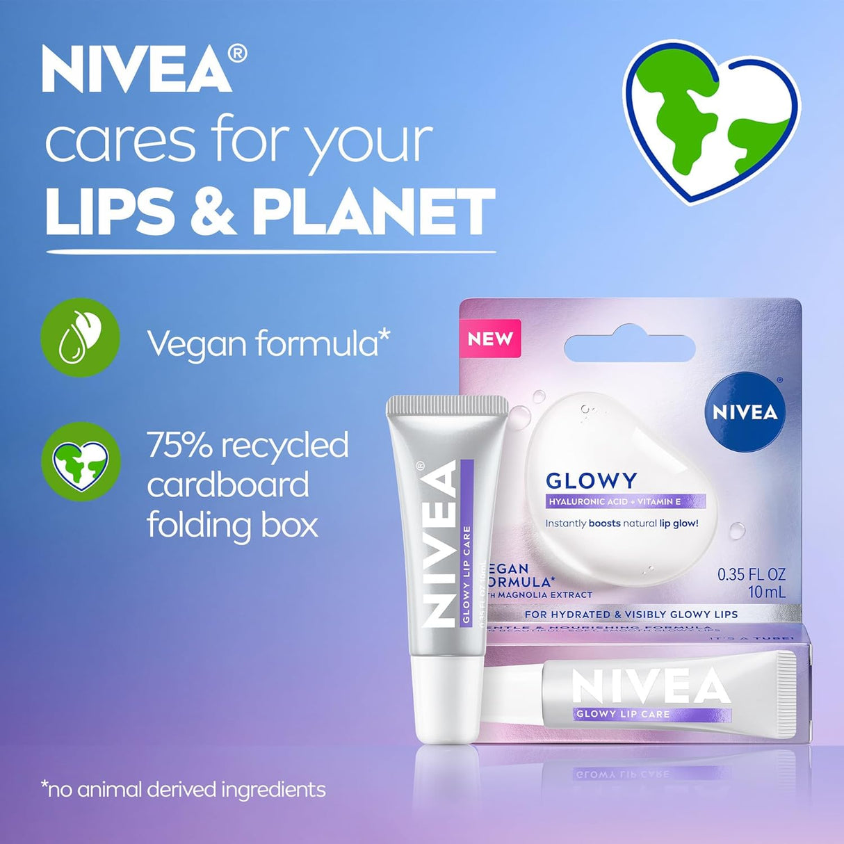 NIVEA Glowy Lips Vegan Lip Balm - Clear-072140042868-LR-362722-8-LR eShop