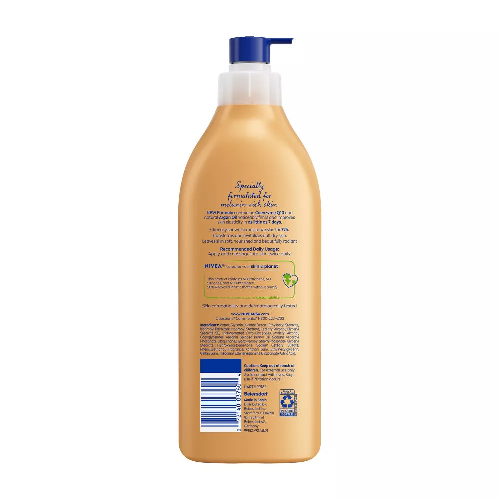 NIVEA Melanin Rich Nourishing Skin Firming Body Lotion, 16.9 oz-072140037604-LR-362717-2-LR eShop