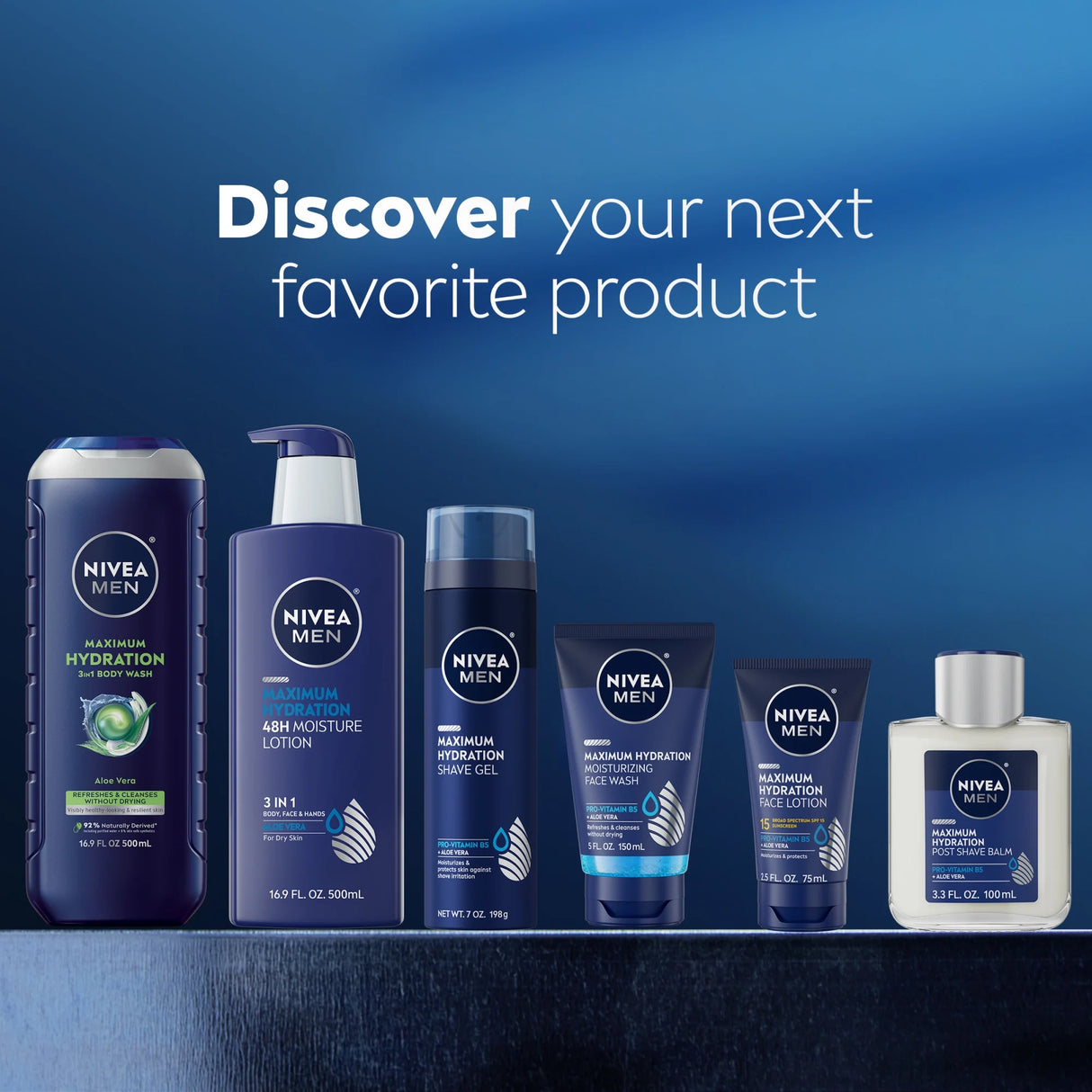 NIVEA MEN Maximum Hydration Men's Body Wash, 16.9 oz-072140015336-LR-362636-9-LR eShop