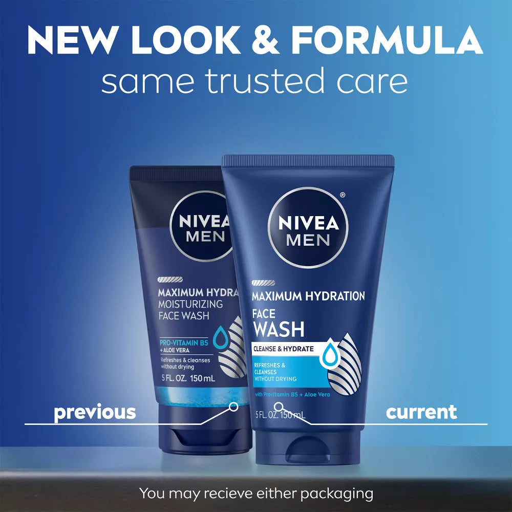 NIVEA Men Maximum Hydration Moisturizing Face Wash, 5 oz-072140813529-LR-362708-3-LR eShop