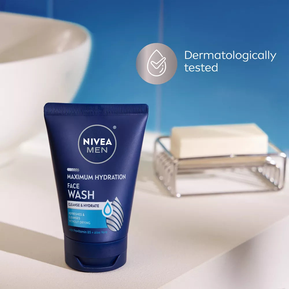 NIVEA Men Maximum Hydration Moisturizing Face Wash, 5 oz-072140813529-LR-362708-7-LR eShop