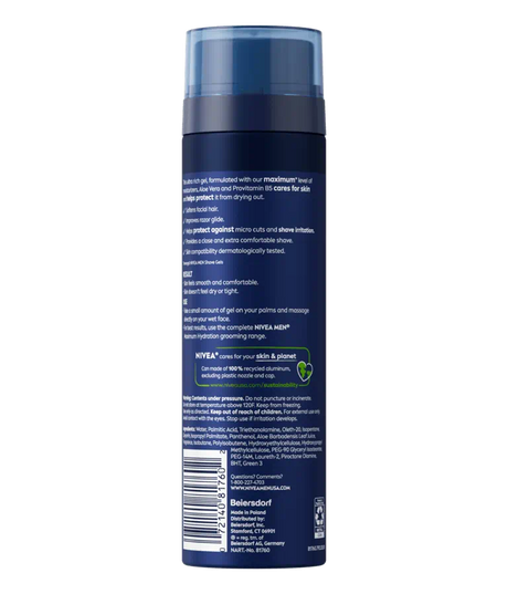 NIVEA MEN Maximum Hydration Shaving Gel, 7 oz-072140817602-LR-362726-2-LR eShop