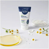 NIVEA MEN Sensitive Face Lotion With SPF 15, 2.5 oz-072140016302-LR-362730-3-LR eShop