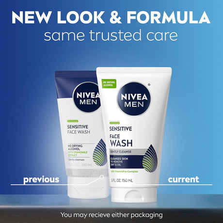 NIVEA MEN Sensitive Face Wash, 5 oz-072140016098-LR-362729-2-LR eShop