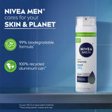 NIVEA MEN Sensitive Skin Shaving Gel with Vitamin E, 7 oz-072140817404-LR-362733-11-LR eShop
