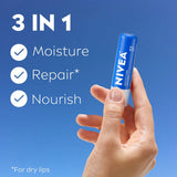 NIVEA Moisture Lip Care, Hydrating Lip Balm with Shea Butter, 0.17 Oz Stick, Pack of 2-072140040253-LR-363536-2-LR eShop