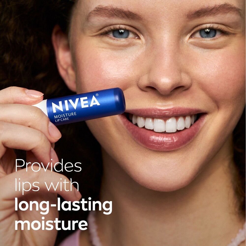 NIVEA Moisture Lip Care, Hydrating Lip Balm with Shea Butter, 0.17 Oz Stick, Pack of 2-072140040253-LR-363536-3-LR eShop