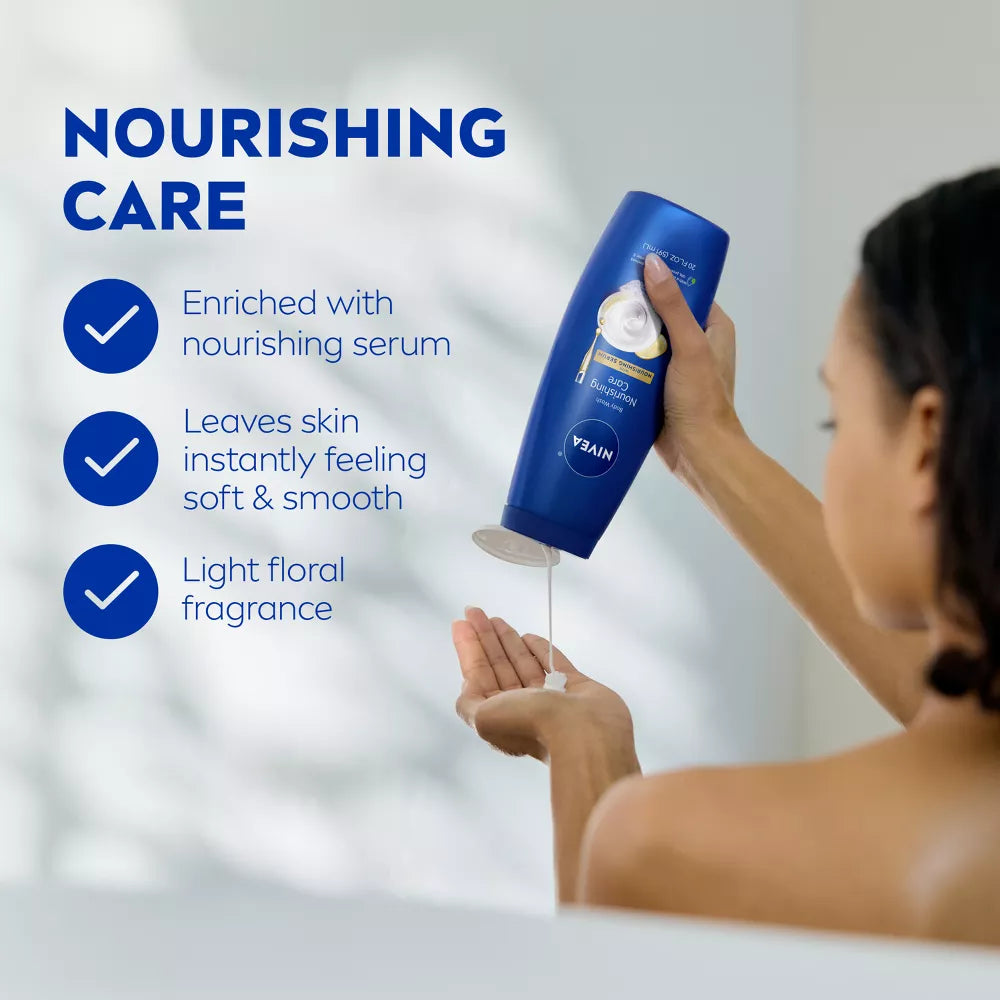 NIVEA Nourishing Care Body Wash for Dry Skin, 20 oz-072140026110-LR-362639-4-LR eShop