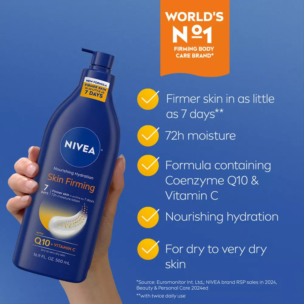 NIVEA Nourishing Skin Firming Body Lotion, 16.9 oz-072140024215-LR-362716-4-LR eShop