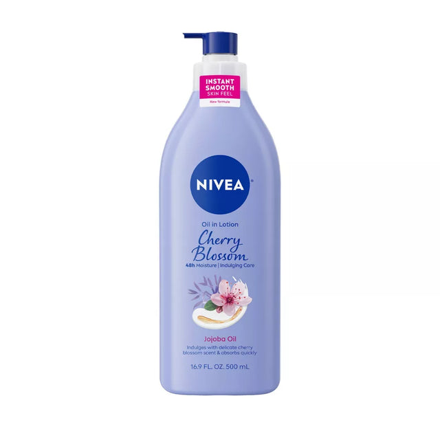 NIVEA Oil Infused Body Lotion with Cherry Blossom and Jojoba Oil, 16.9 oz-072140022198-LR-362715-1-LR eShop