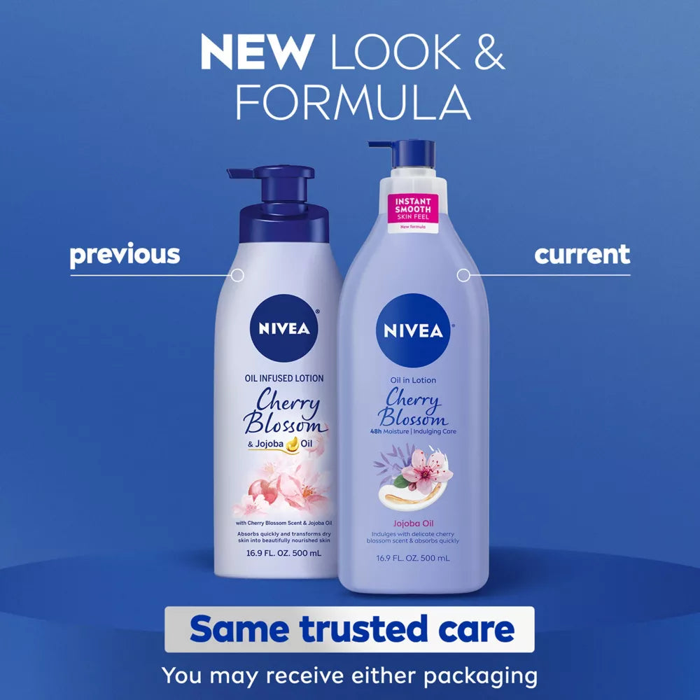 NIVEA Oil Infused Body Lotion with Cherry Blossom and Jojoba Oil, 16.9 oz-072140022198-LR-362715-3-LR eShop