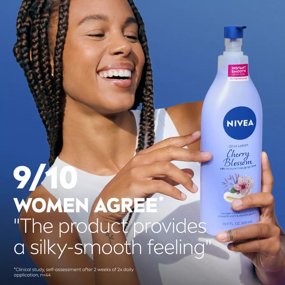 NIVEA Oil Infused Body Lotion with Cherry Blossom and Jojoba Oil, 16.9 oz-072140022198-LR-362715-7-LR eShop