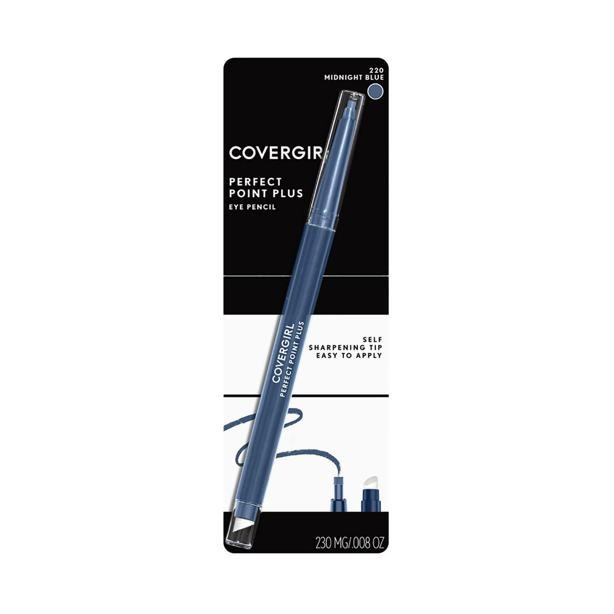 COVERGIRL Perfect Point Plus Eyeliner,Midnight Blue 220, 0.008 oz (0.23 g)