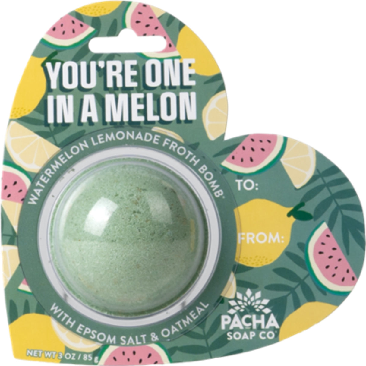 Pacha Soap Co ONE IN A MELON CARD 1 EA