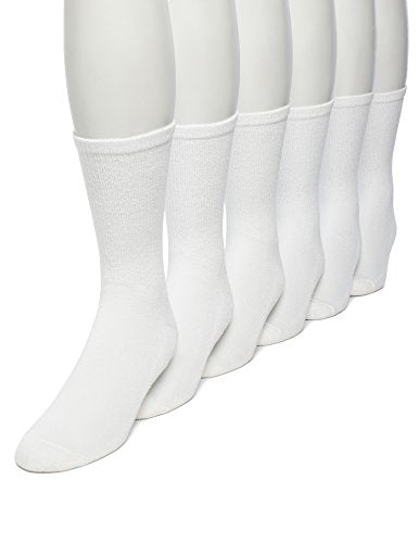 No Nonsense Men's Crew Socks - White, 6 pack-070011115826-LR-172362-2-LR eShop