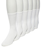No Nonsense Men's Crew Socks - White, 6 pack-070011115826-LR-172362-2-LR eShop