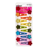 Scünci Girl Flower Clippies, 12 CT