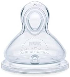NUK Smooth Flow Anti-Colic Nipples - Size 2, 2 Pack-885131694829-LR-356003-2-LR eShop