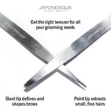 Japonesque Pro Performance Tweezer Duo