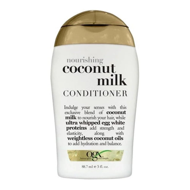 OGX Nourishing + Coconut Milk Moisturizing Conditioner, 3 oz-022796913067-LR-351345-1-LR eShop