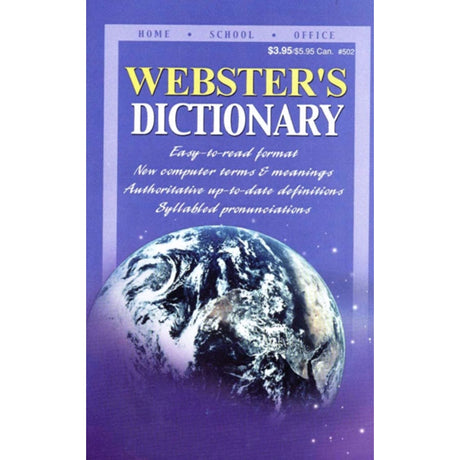 DICTIONARY PROMO WEBSTER