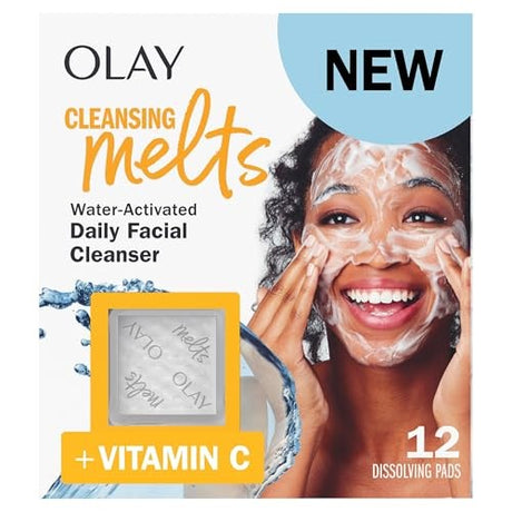 OLAY Cleansing Melts + Vitamin C Daily Facial Cleanser, 12 count-075609213090-LR-358641-1-LR eShop