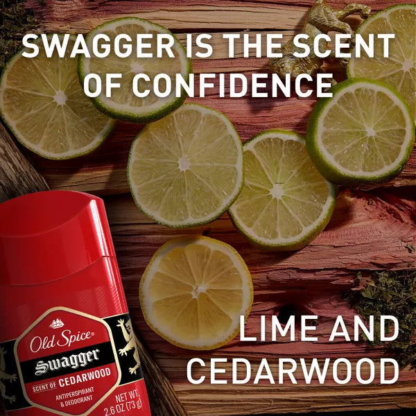 Old Spice Red Zone Swagger Invisible Solid - Cedarwood, 0.5 oz-012044016435-LR-358710-5-LR eShop